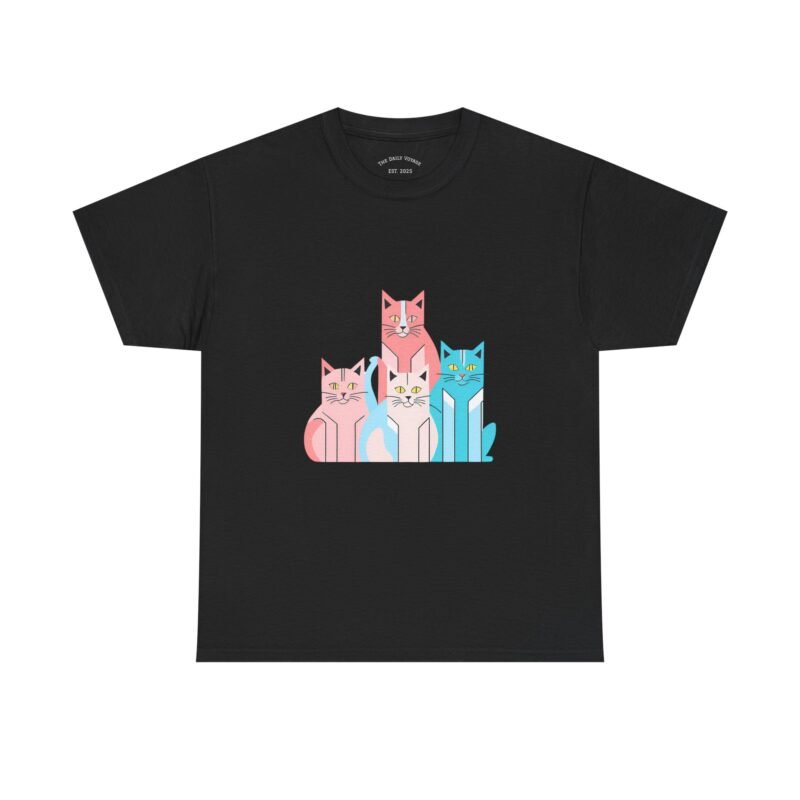 Playful Neo Cat T shirt - Image 3