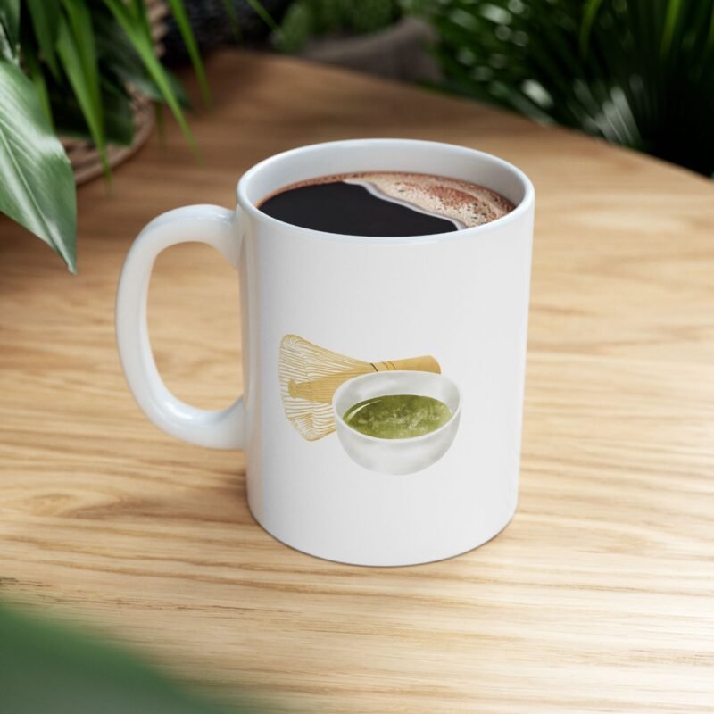 Less Drama More Matcha Ceramic Mug - Image 9