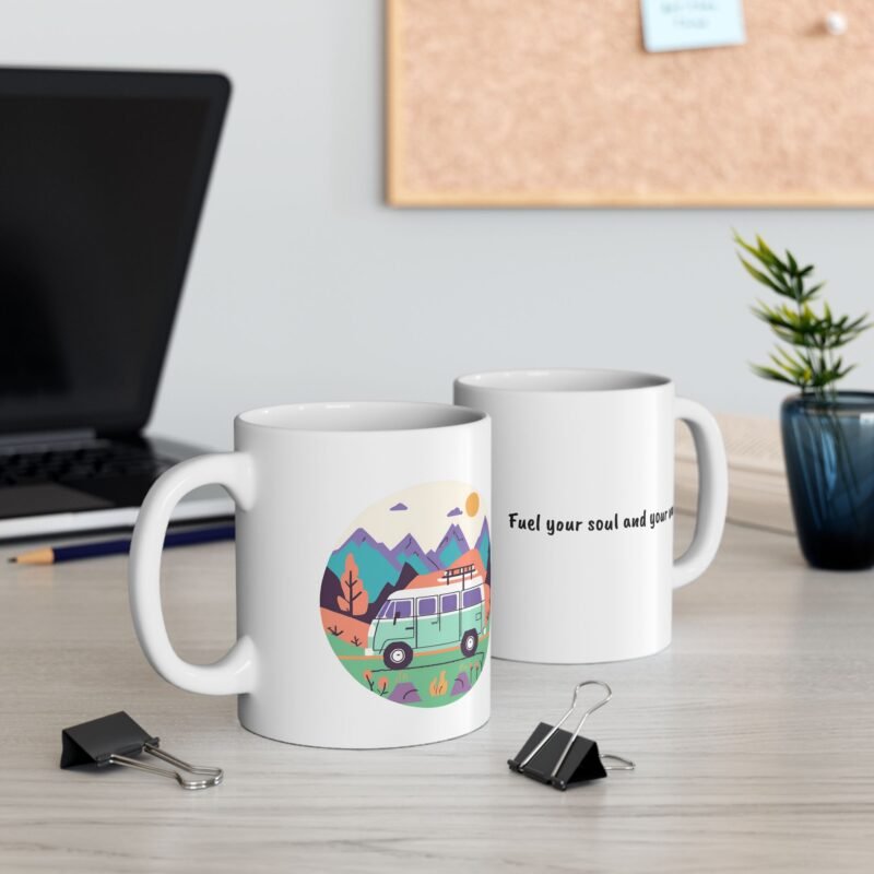 Fuel Your Soul and Your Van Coffee Mug - Image 5