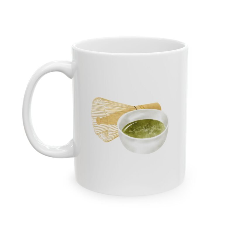 Less Drama More Matcha Ceramic Mug - Image 3