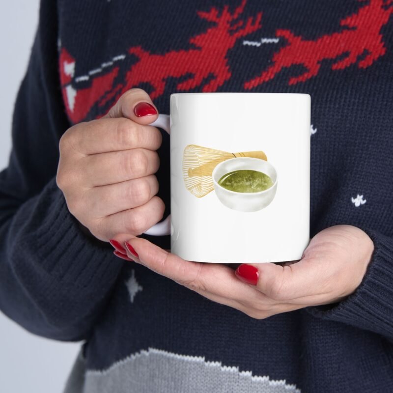 Less Drama More Matcha Ceramic Mug - Image 12