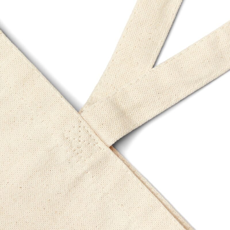 Cotton Canvas Tote Bag with Kale and green smoothie Proud to be vegan