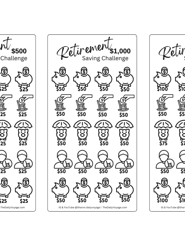Retirement sinking funds